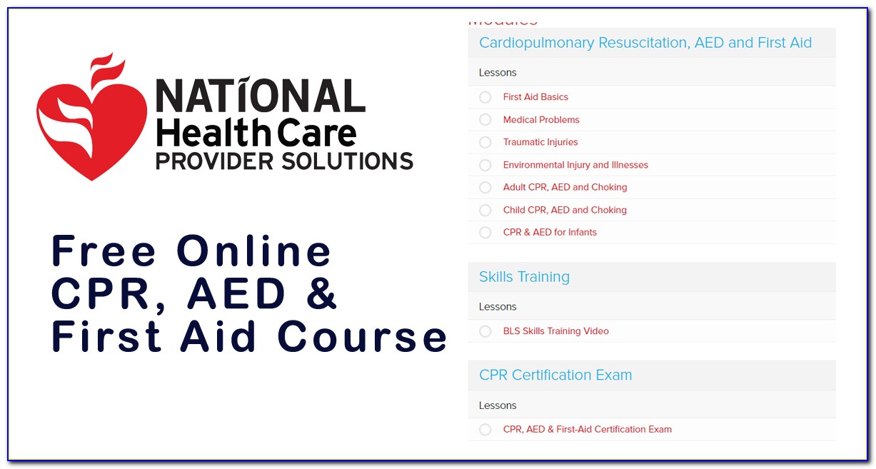 Pediatric Cpr And First Aid Certification Online