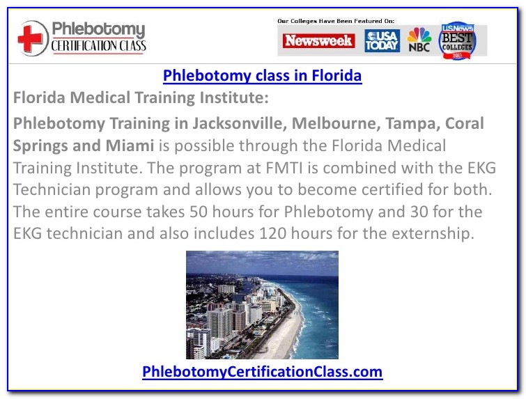 Phlebotomy Schools In Jacksonville Fl
