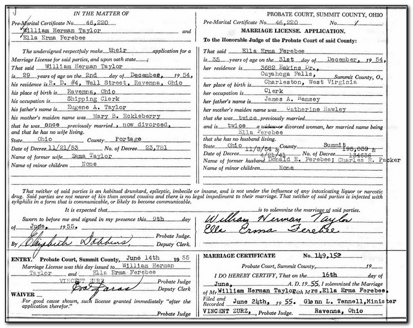 Portage County Ohio Birth Certificates