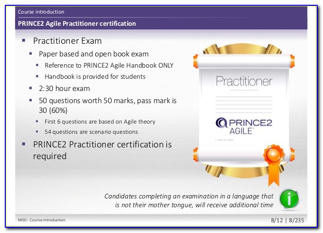 Prince2 Agile Foundation And Practitioner Certification