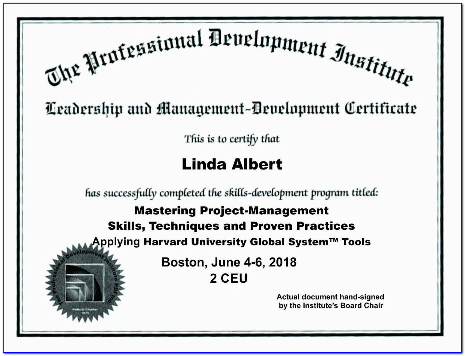 Project Management Certification Columbia Sc