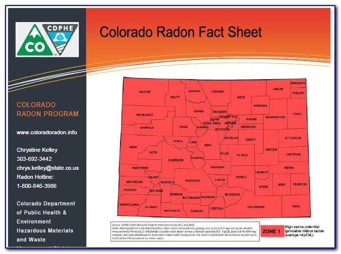 Radon Certification Colorado