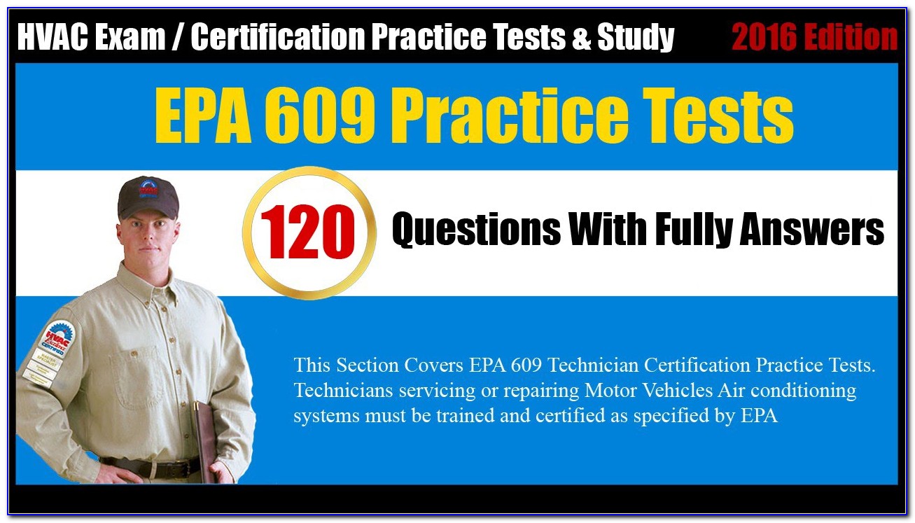 Refrigerant Certification Test Answers