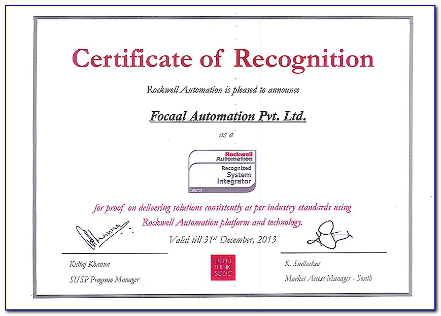 Rockwell Automation Training Certification