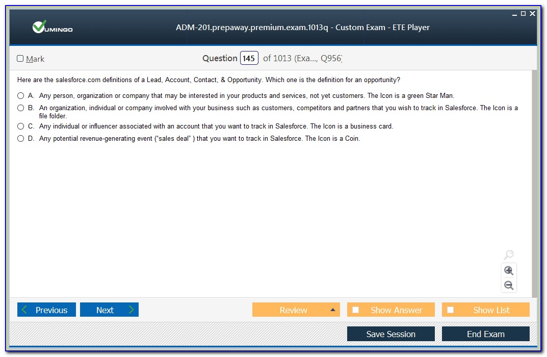 Salesforce Adm 201 Certification Exam Sample Questions