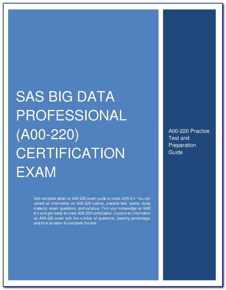 Sas Certification Book Pdf
