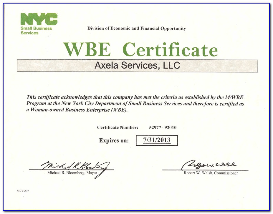 Sbe Certification New York