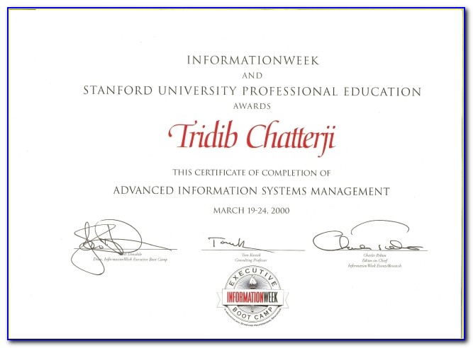 Stanford Genetics Certificate