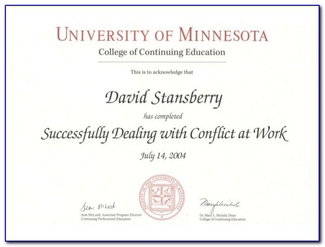 University Of Minnesota Online Certificate Programs
