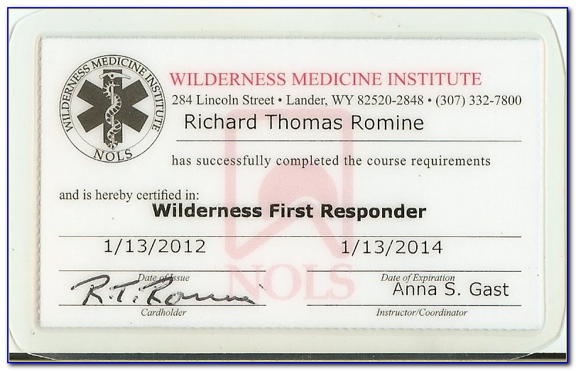 Wilderness Emt Certification Colorado