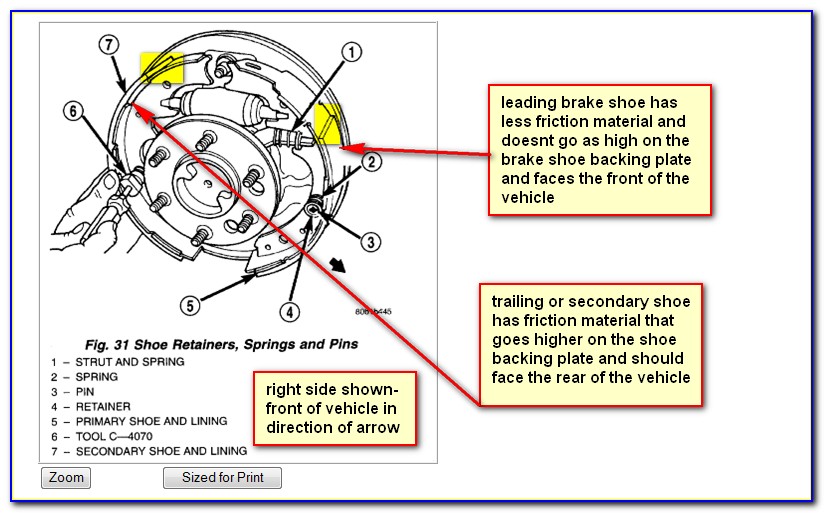 1997 Chevy 1500 Drum Brake Diagram