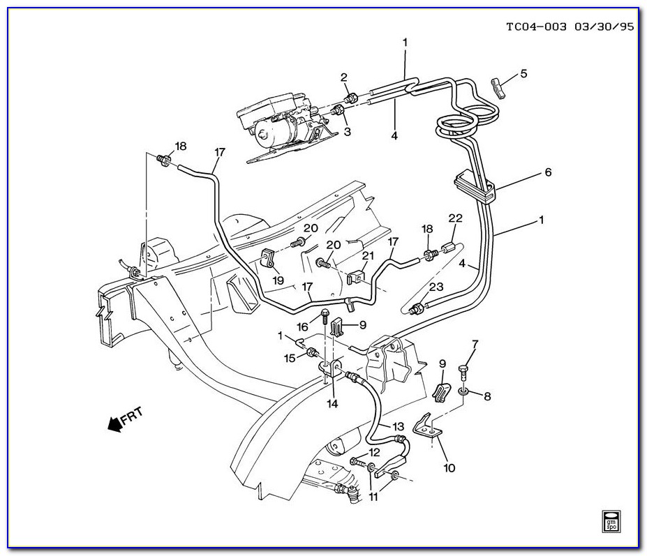 1999 Chevy Silverado 2500 Brake Line Diagram