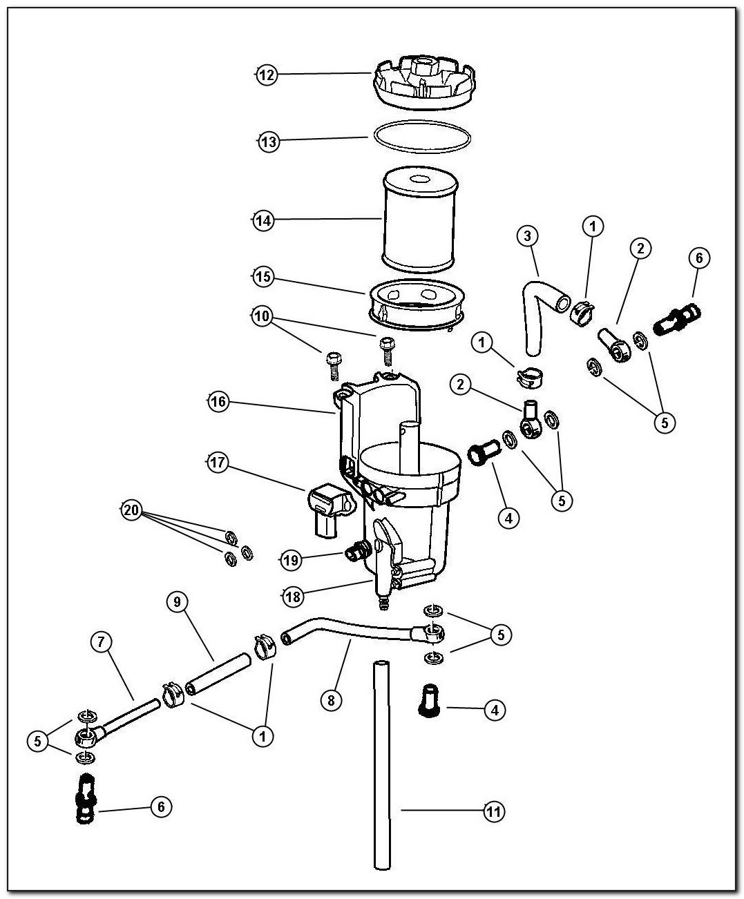5.9 Cummins Common Rail Fuel Line Diagram
