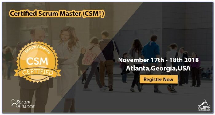 Agile Scrum Master Certification Atlanta