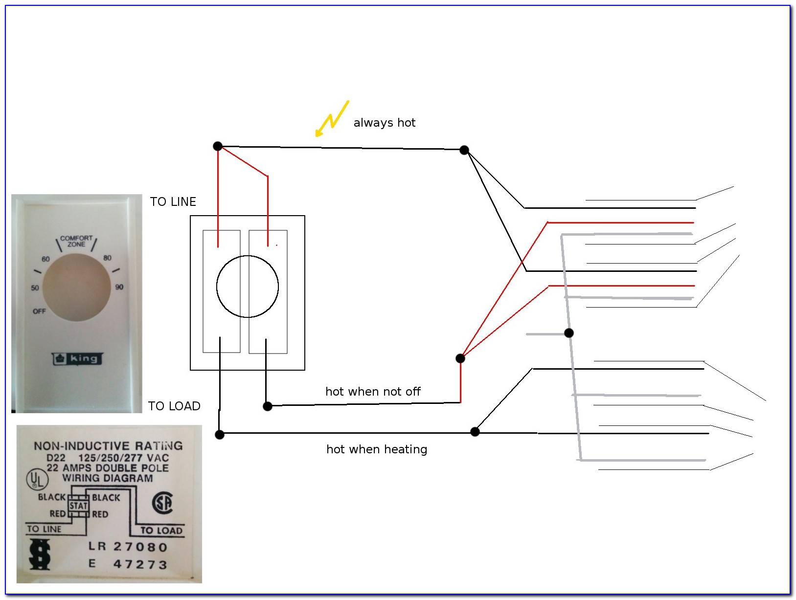 Cadet Double Pole Thermostat Wiring Diagram