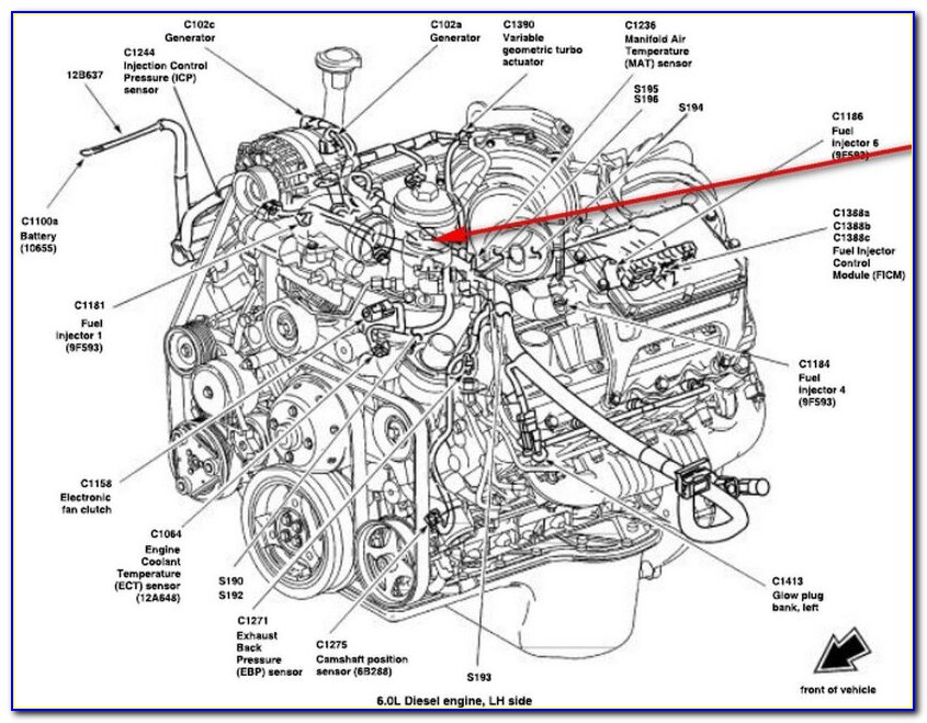 Car Engine Diagram Alternator