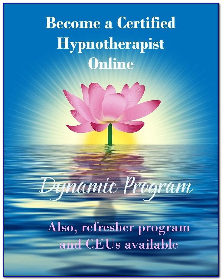 Certified Hypnotherapy Training Online