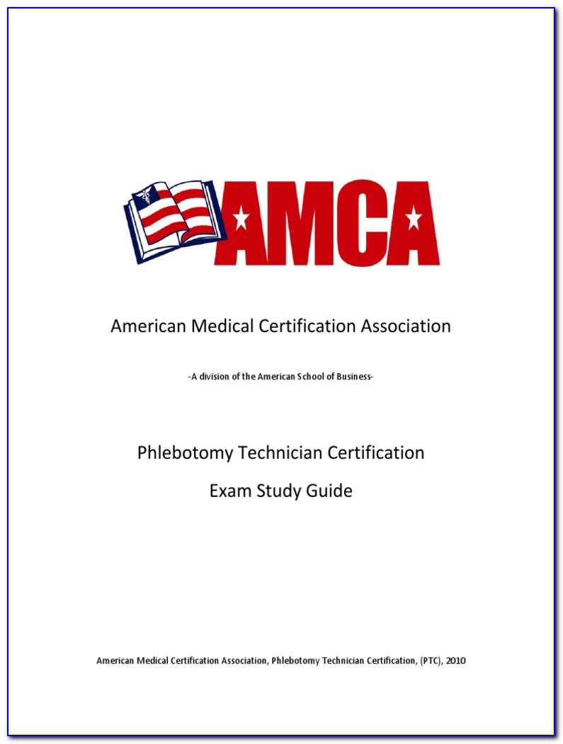 Certified Phlebotomy Technician Exam Study Guide