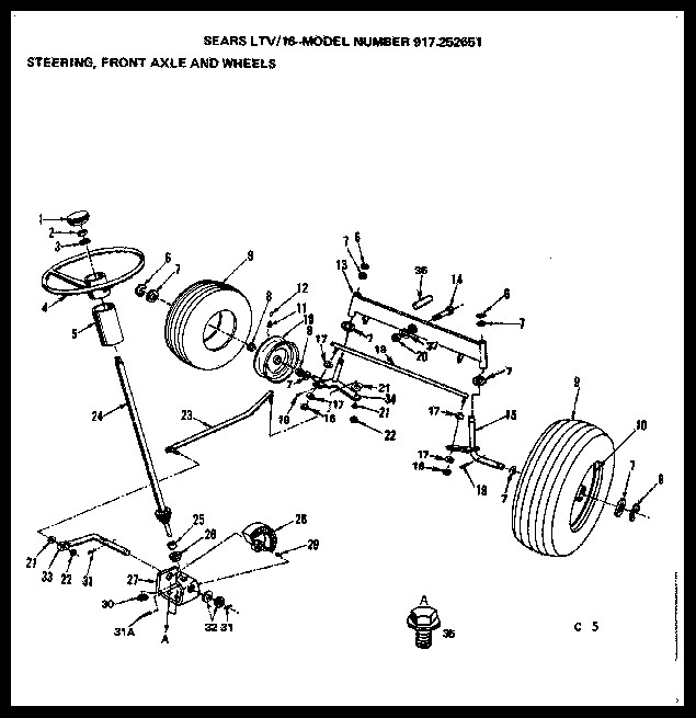 Craftsman Lawn Mower Parts Diagram