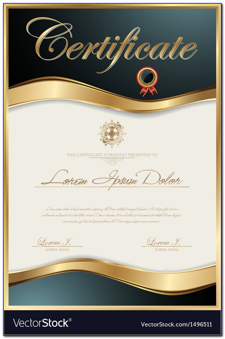 Elegant Certificate Design