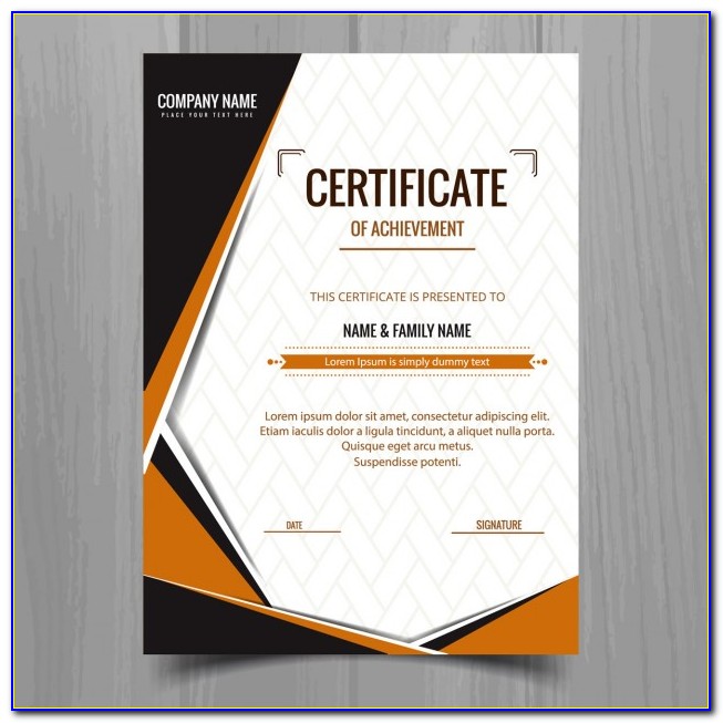 Elegant Classic Certificate Design