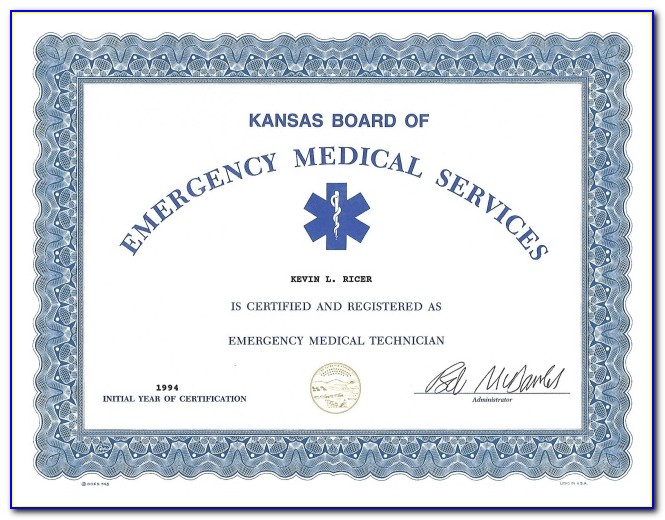 Emt Certification For Firefighter