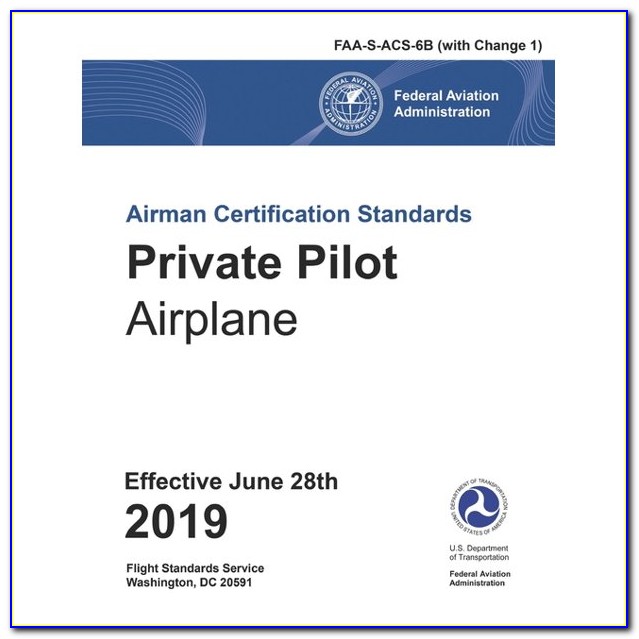 Faa Private Pilot Airplane Airman Certification Standards
