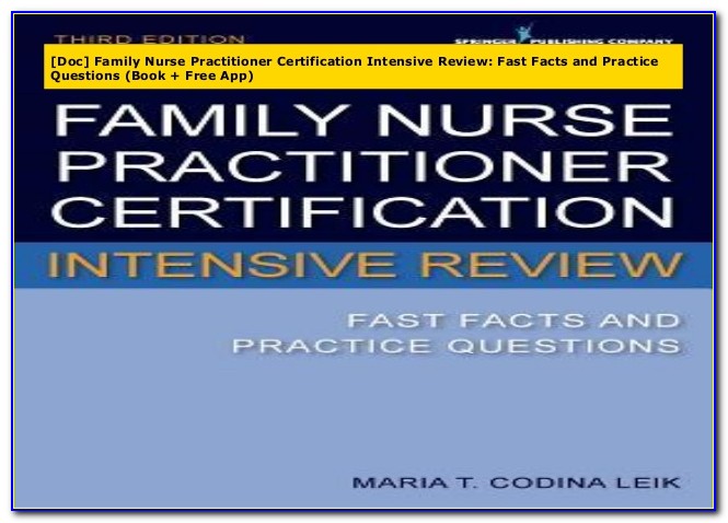 Family Nurse Practitioner Certification Intensive Review Third Edition App