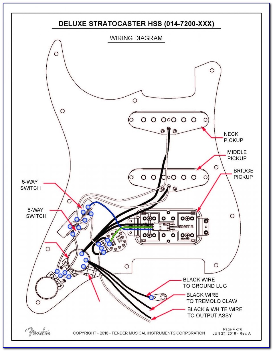 Fender Stratocaster Wiring Diagram Pdf