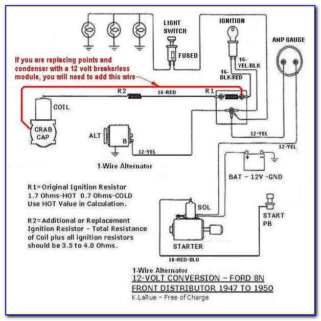 Ford 8n Wiring Diagram Front Mount