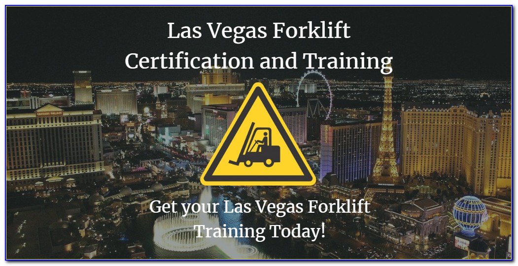 Forklift Certification Las Vegas Nevada