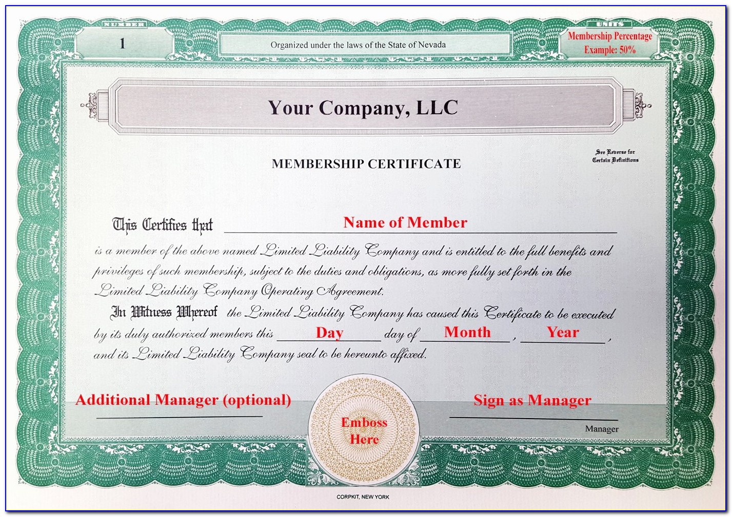 Free Honorary Certificate Templates