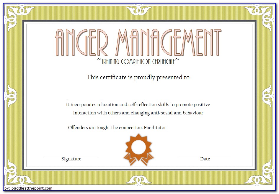 Free Online Anger Management Course With Certificate