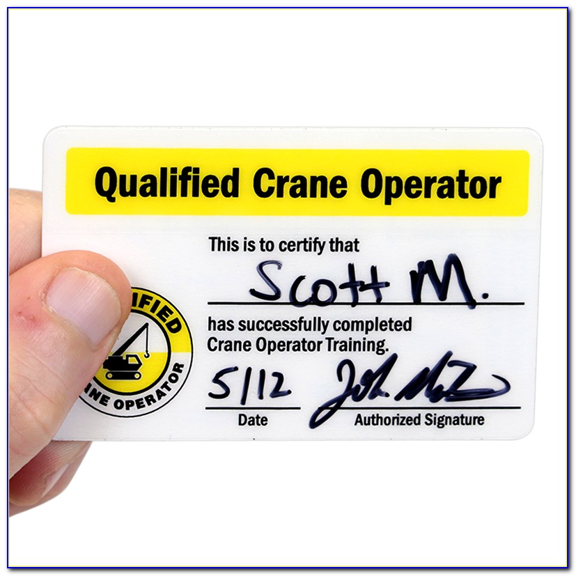 Gantry Crane Operator Certification