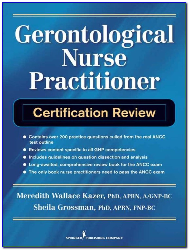 Gerontology Nursing Certification Review Book