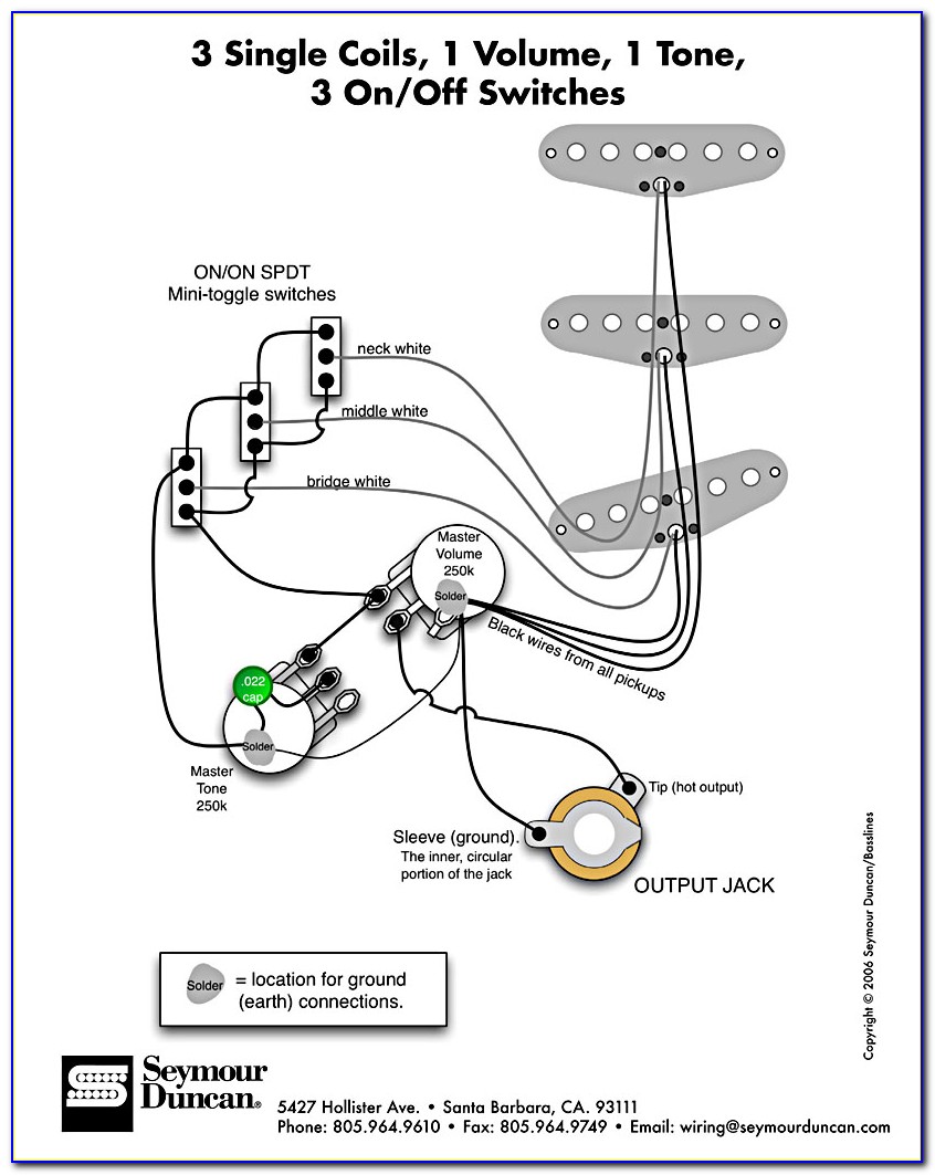 Gibson Electric Guitar Wiring Diagram
