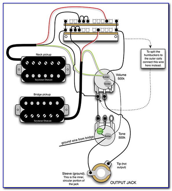 Guitar Wiring Diagrams 3 Pickups 1 Volume 2 Tone