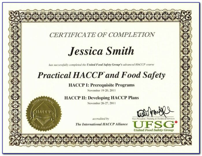 Haccp Certification Michigan