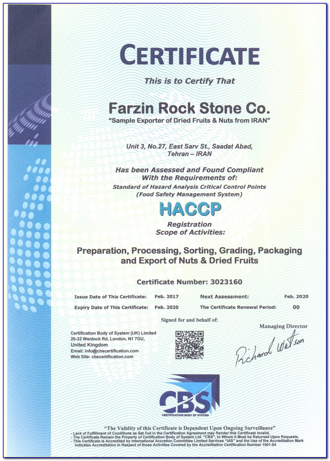 Haccp Certification Training Michigan