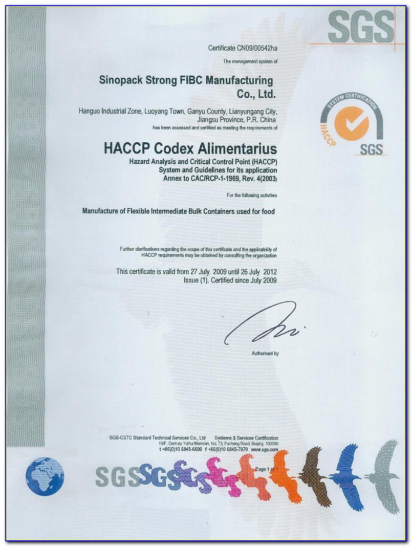 Haccp Manager Certification Training Online