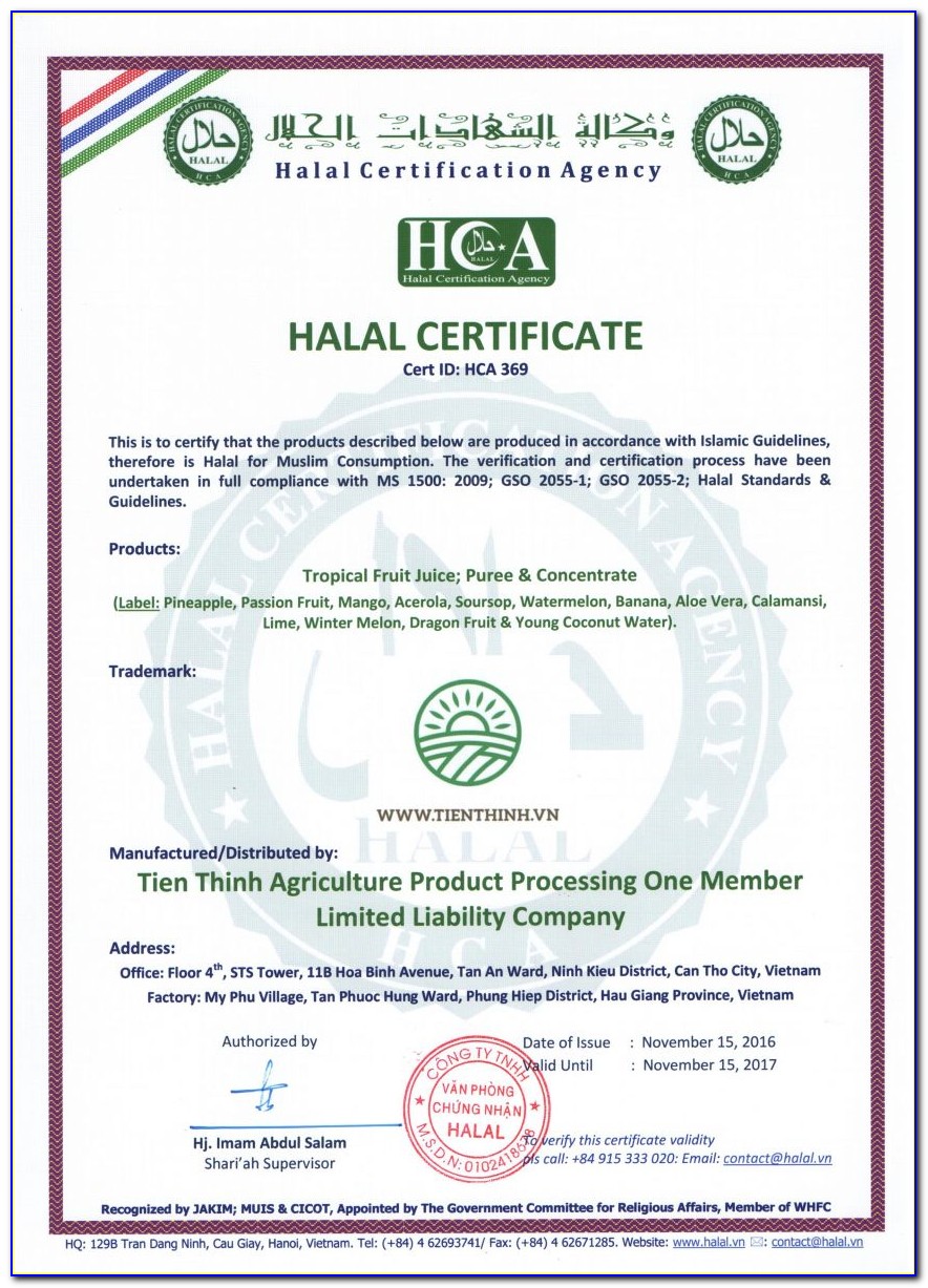 Halal Certification Agencies