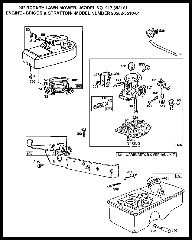 Honda Lawn Mower Carburetor Diagram