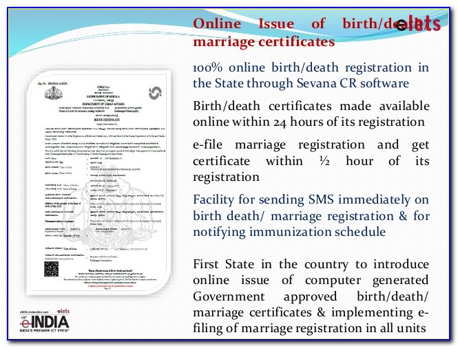 How Many Days To Get Birth Certificate In Kerala
