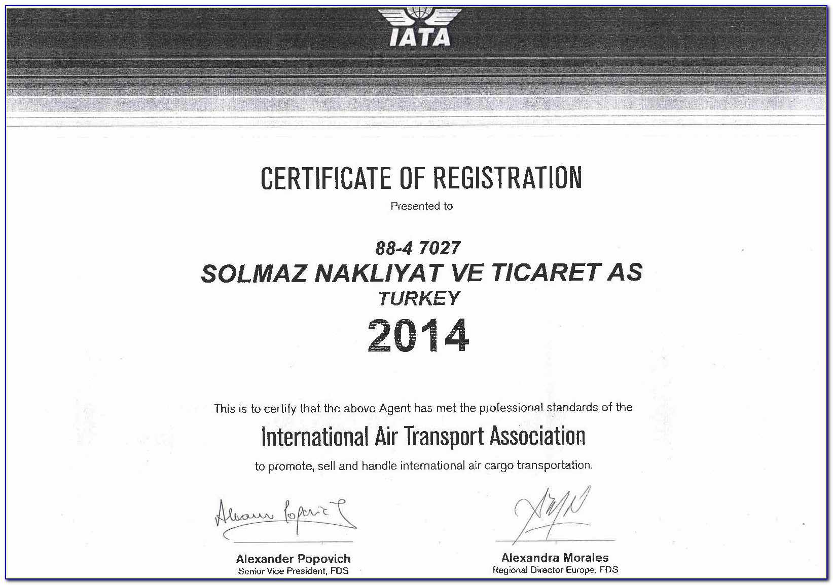 Iata Certification Clinical Research
