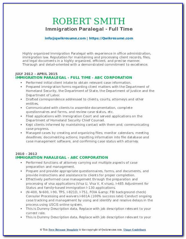 Immigration Law Paralegal Course Online