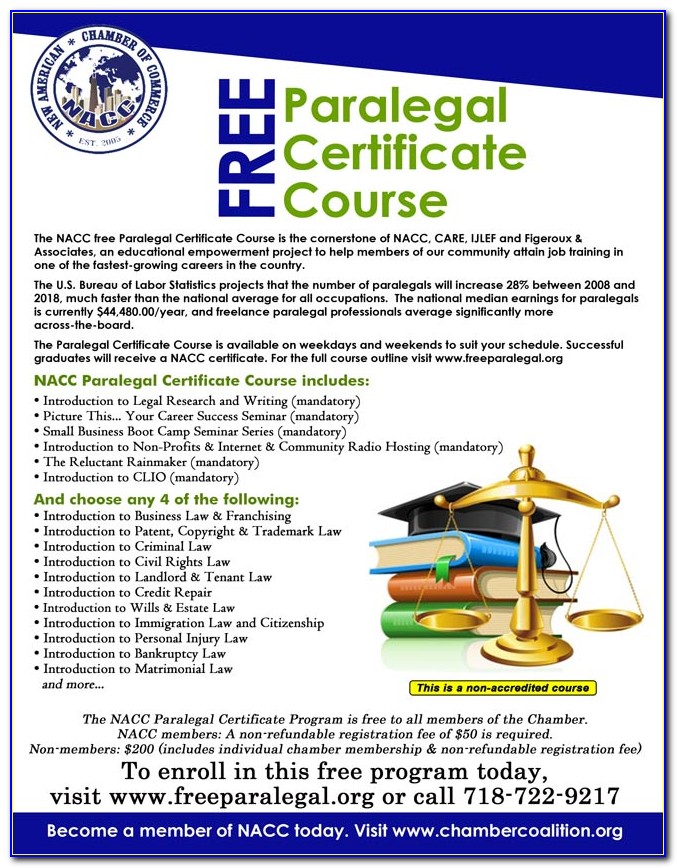 Immigration Paralegal Certificate Online