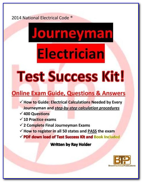 Journeyman Electrician Certification Test California