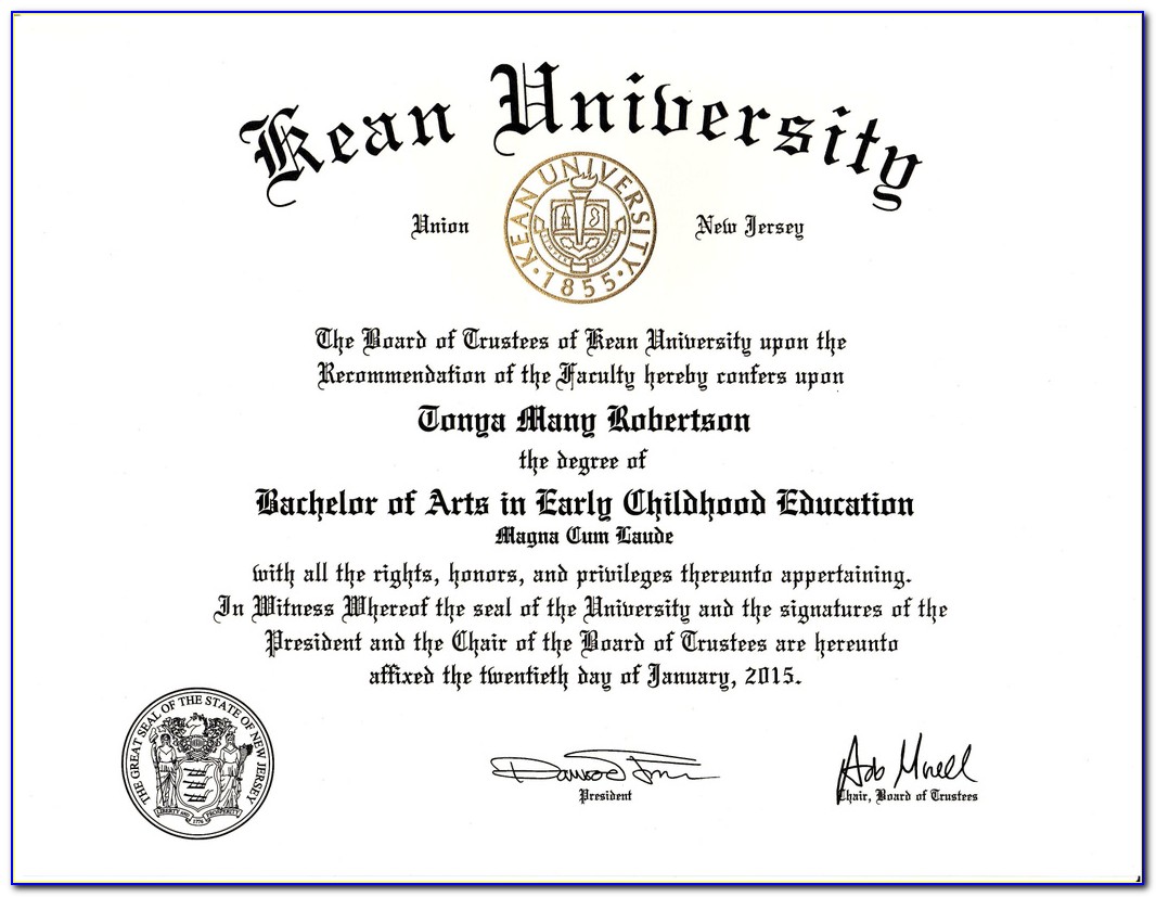 Kean Certificate Programs