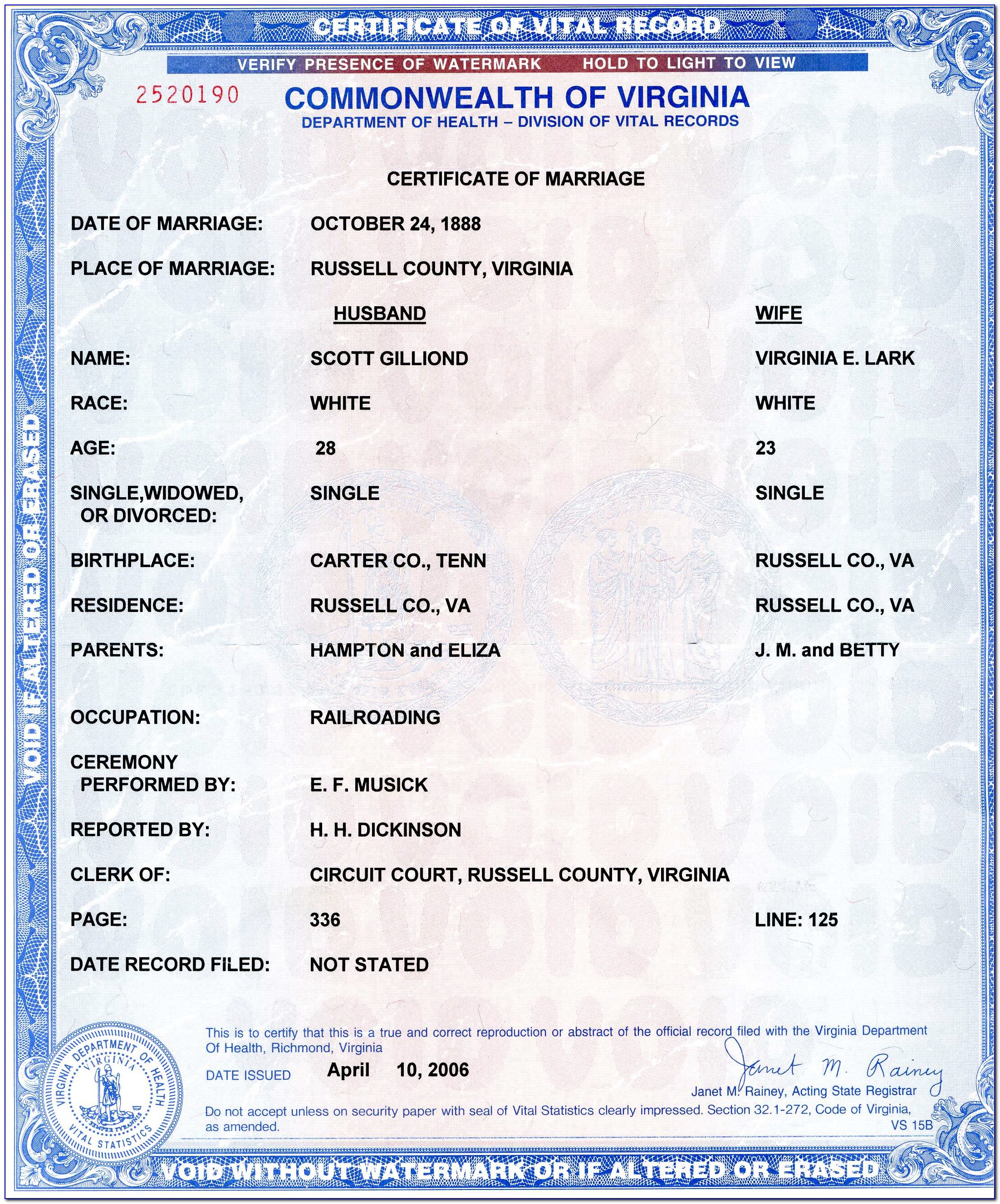 Ky Dept Of Vital Statistics Birth Certificate
