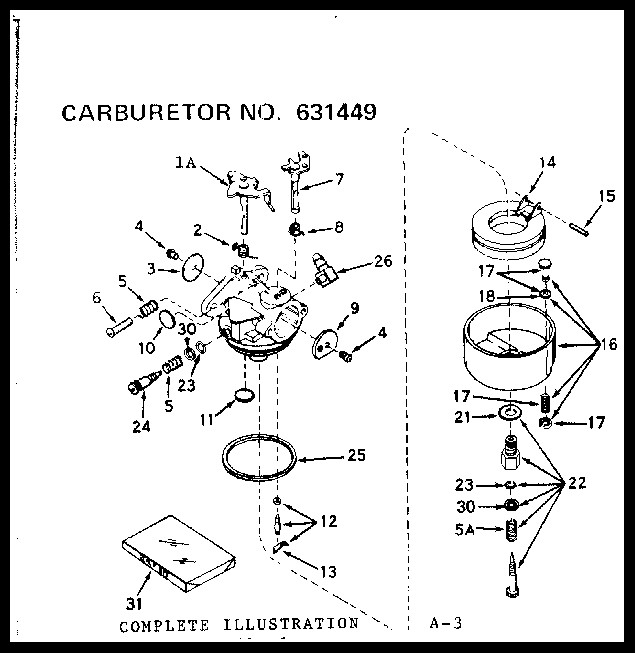 Lawn Mower Carburetor Diagram Briggs And Stratton
